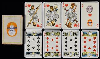 Appraisal: VSS AG Osram Nitra Advertising Playing Cards Altenburg ca OB