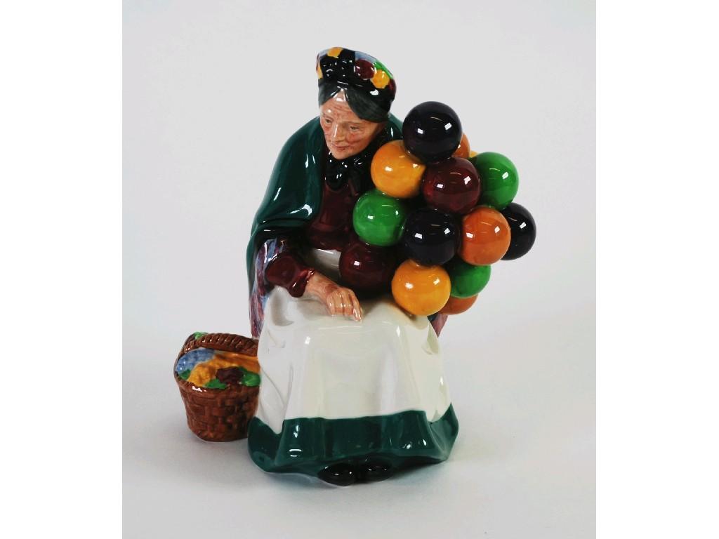 Appraisal: ROYAL DOULTON CHINA FIGURE 'The Old Balloon Seller' HN cm