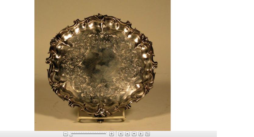 Appraisal: Early Victorian sterling silver waiteredward edward junior john william barnard