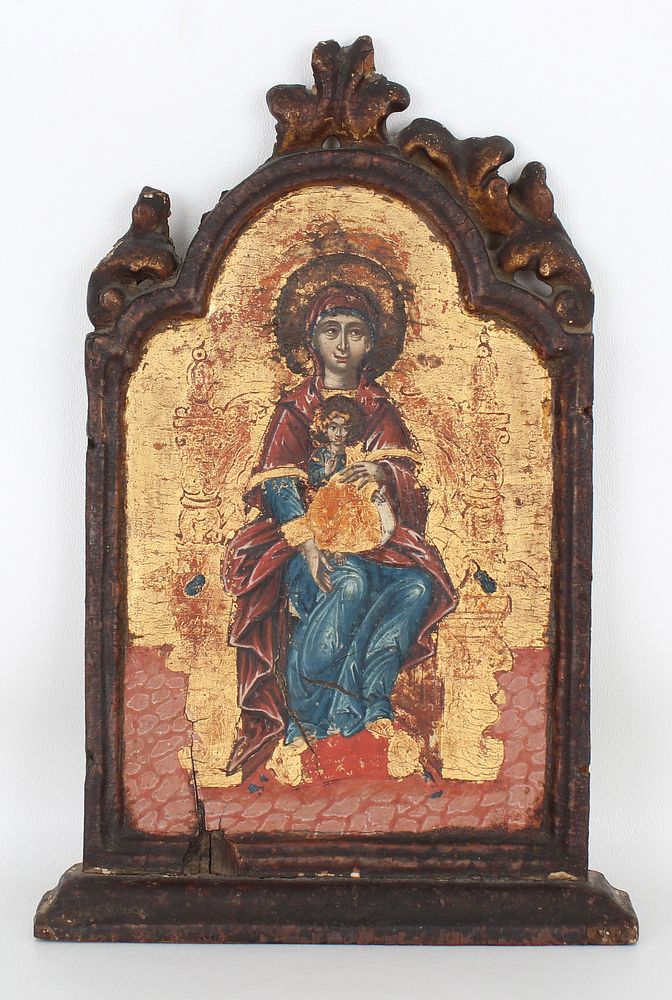 Appraisal: th C Italo-Greek Icon Virgin and Child th C Italo-Greek