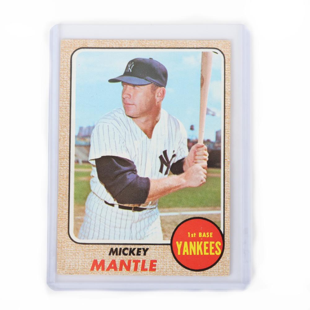 Appraisal: TOPPS MICKEY MANTLE BASEBALL CARD Topps Mickey Mantle Baseball Card