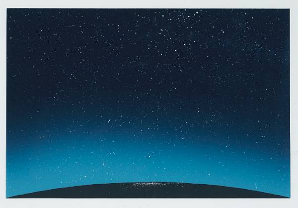 Appraisal: Edward Ruscha American born Any Town in the U S