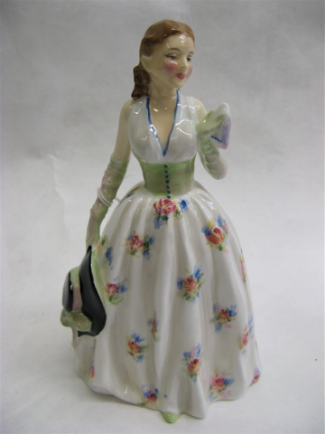 Appraisal: A ROYAL DOULTON PORCELAIN FIGURINE Carolyn HN issued - Height