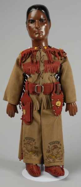 Appraisal: Rare Composition Tonto Character Doll Description Dollcraft Novelty Co N