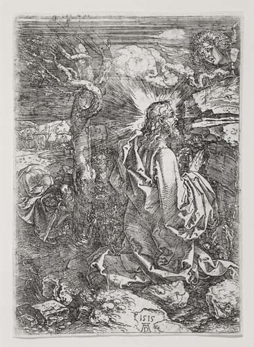 Appraisal: ALBRECHT D RER Christ on the Mount of Olives Etching