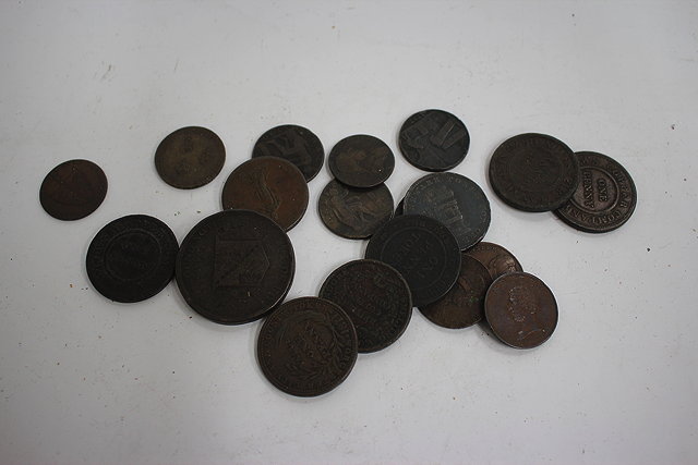 Appraisal: A SMALL QUANTITY OF VARIOUS TH CENTURY PENNY TRADE TOKENS