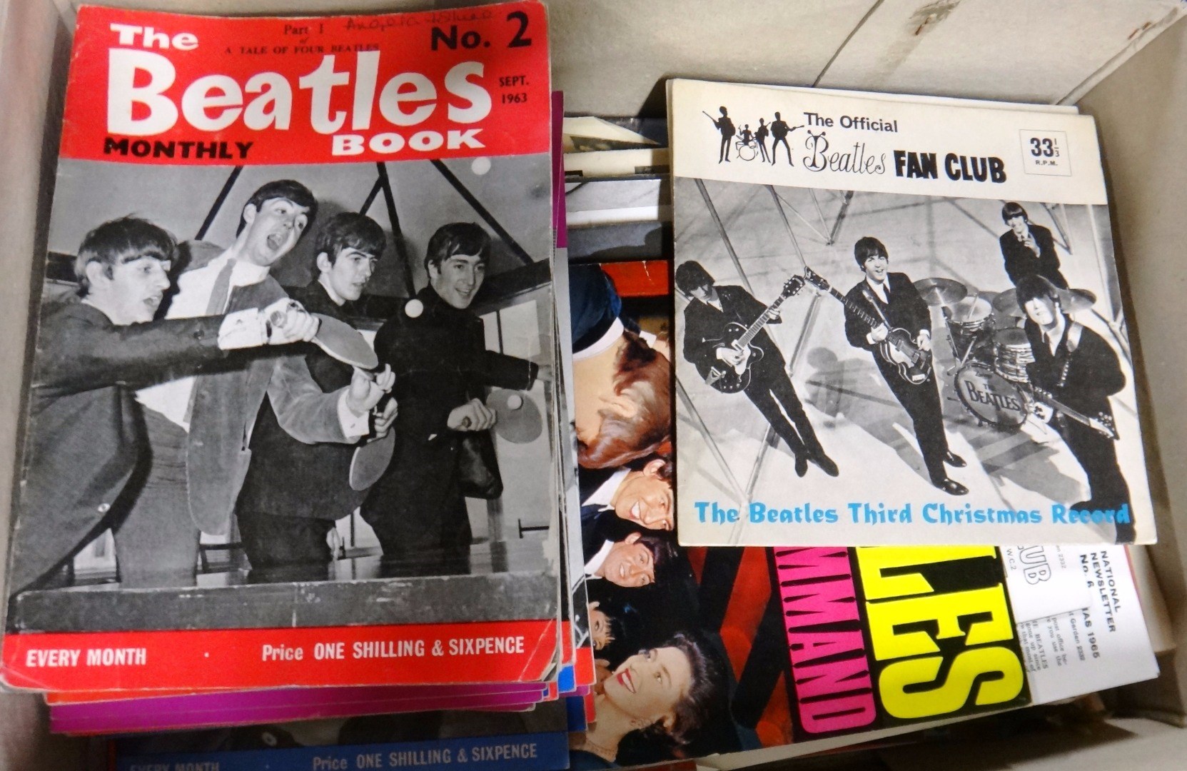 Appraisal: BEATLES - The Beatles Monthly Book nos - - lacks