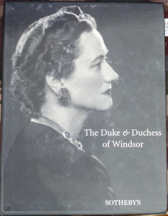 Appraisal: Sale Lot A Sotheby's Auction Catalogue Duke and Duchess of