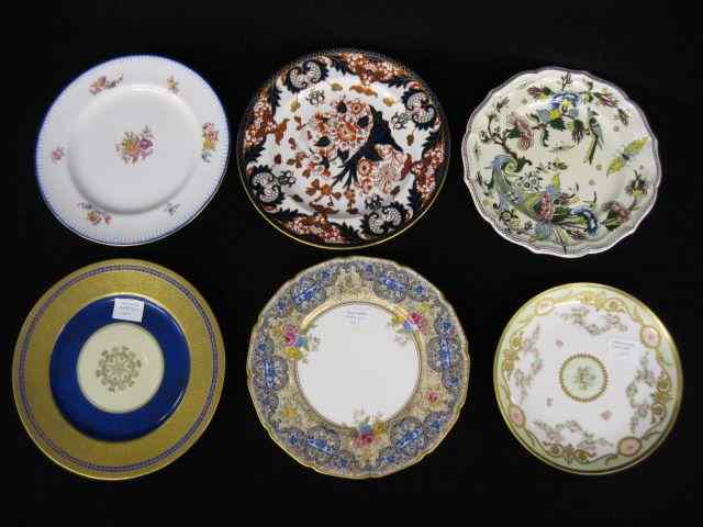 Appraisal: Fine Porcelain Plates Limoges Gien Royal Doulton Royal Crown Derby