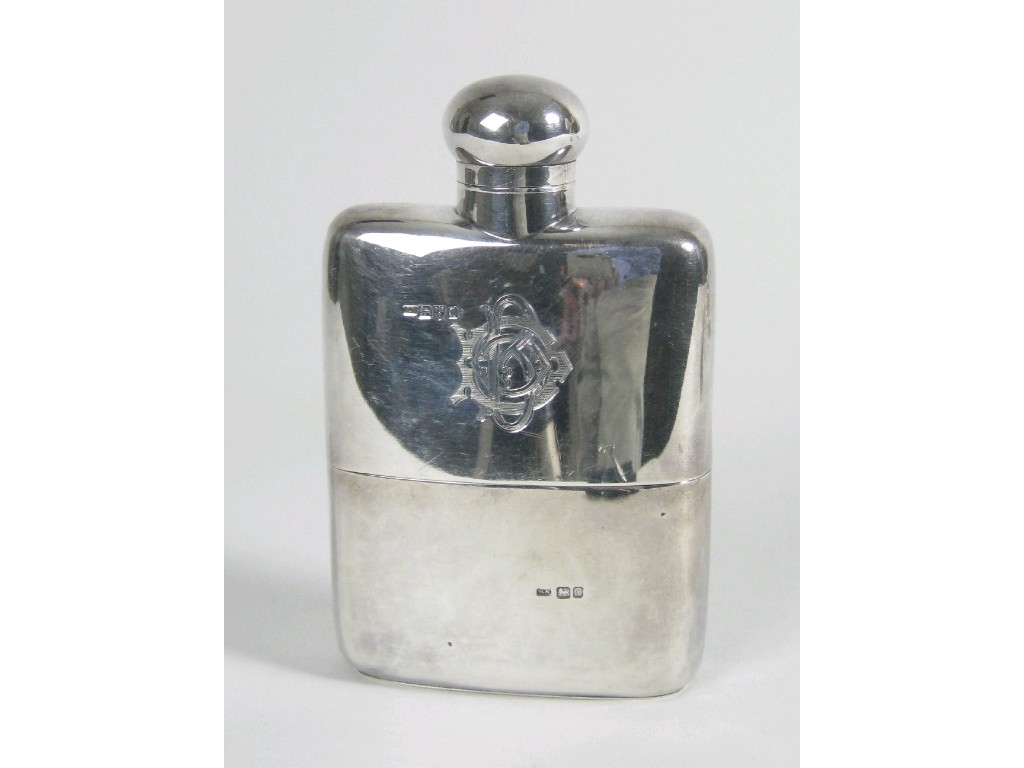 Appraisal: An Edward VII Spirit Flask with removable cup base and