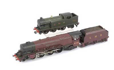 Appraisal: Hornby Dublo -rail a pair of unboxed Steam Locos comprising