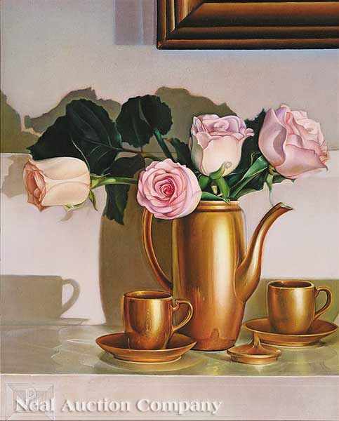 Appraisal: Patricia Whitty American New Orleans b Still Life of Roses