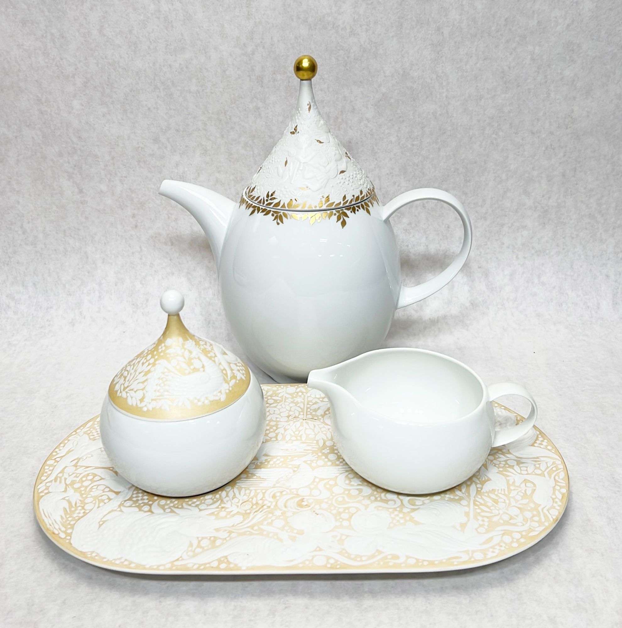 Appraisal: Rosenthal Bjorn Wiinblad piece Magic Flute tea setTeapot measures in