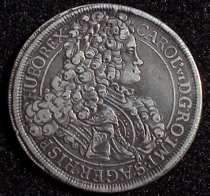 Appraisal: COIN Silver Crown size coin of Charles VI Taler Vienna