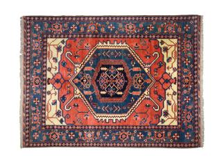 Appraisal: A HERIZ WOOL RUG A HERIZ WOOL RUG th century