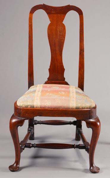 Appraisal: QUEEN ANNE SIDE CHAIR English or Massachusetts nd quarter- th