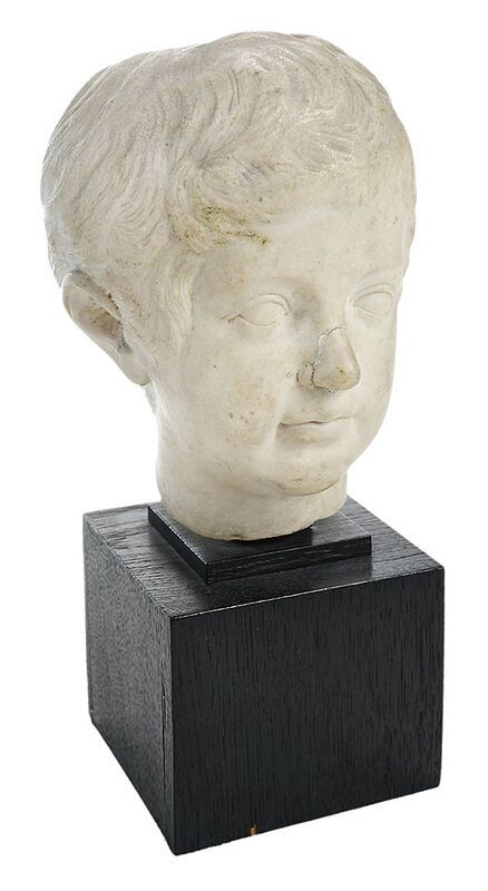 Appraisal: Roman Sculptural Head of a Boy probably rd or th