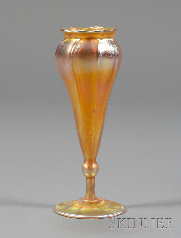 Appraisal: Tiffany Favrile Vase Art glass New York early th century