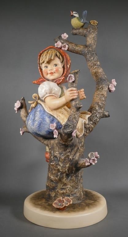 Appraisal: Jumbo Hummel Apple Tree Girl Signed and dated by Gerhard