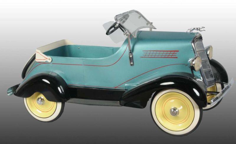 Appraisal: Pressed Steel American National Lincoln Pedal Car Description Circa Lincoln