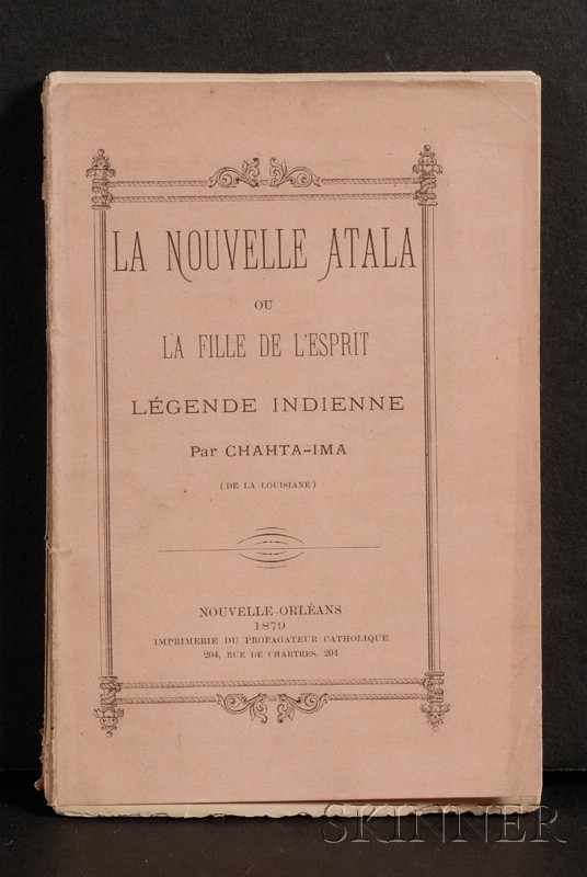 Appraisal: Hearn Lafcadio - La Nouvelle Atala ou La Fille de