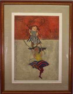 Appraisal: Graciela Rodo Boulanger born Graciela Rodo Boulanger born Lithograph of