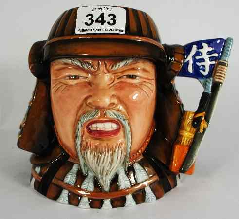 Appraisal: Royal Doulton Large Character Jug Samurai Warrior D Limited Edition