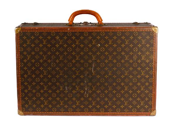 Appraisal: A Louis Vuitton large suitcase height in width in depth