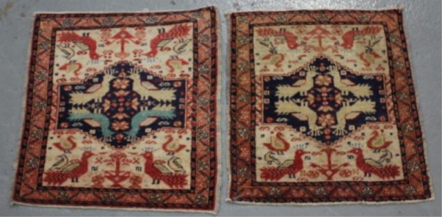 Appraisal: Two Similar Persian Mats From a West nd St NYC