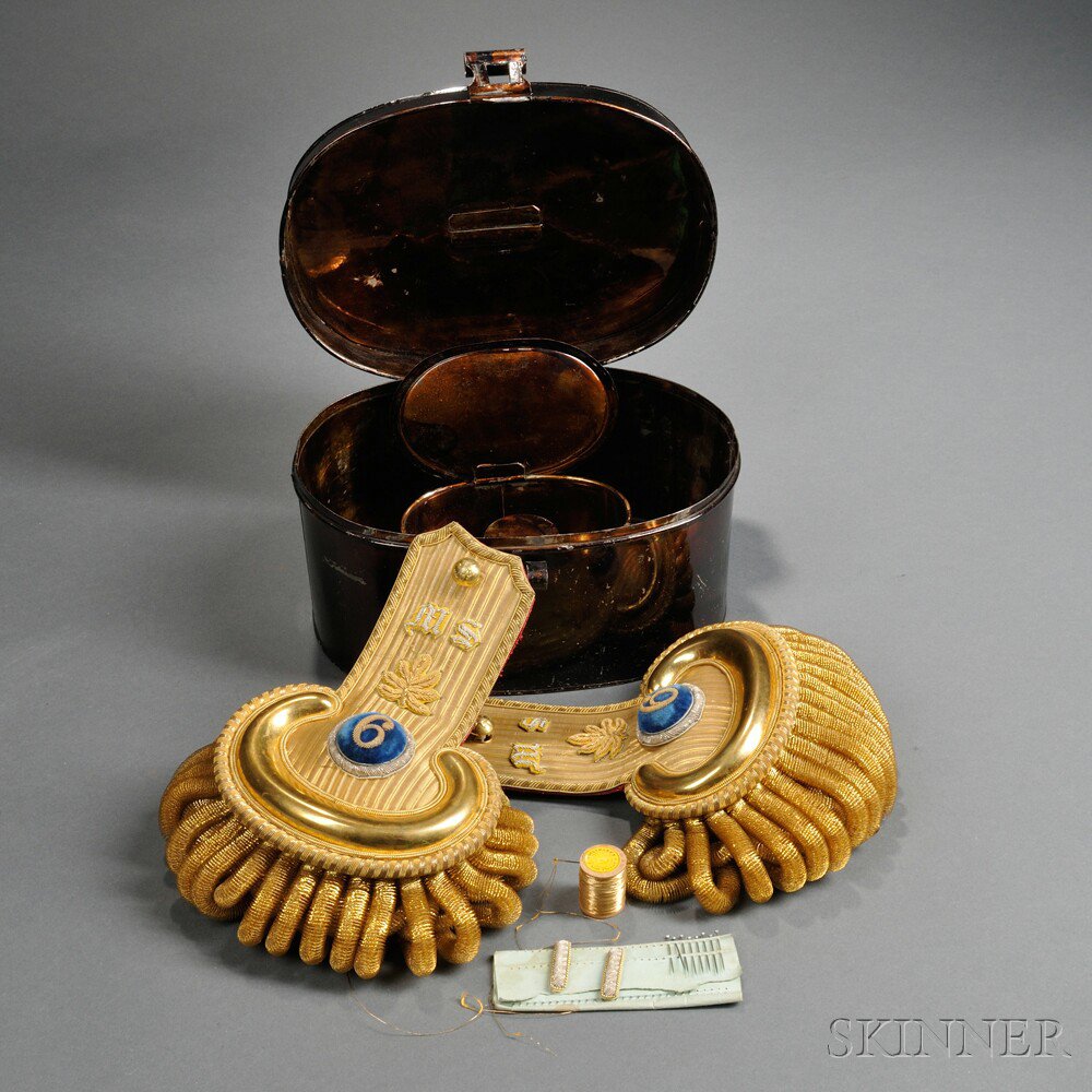 Appraisal: Medical Officer's Dress Epaulettes c late th century gold bullion