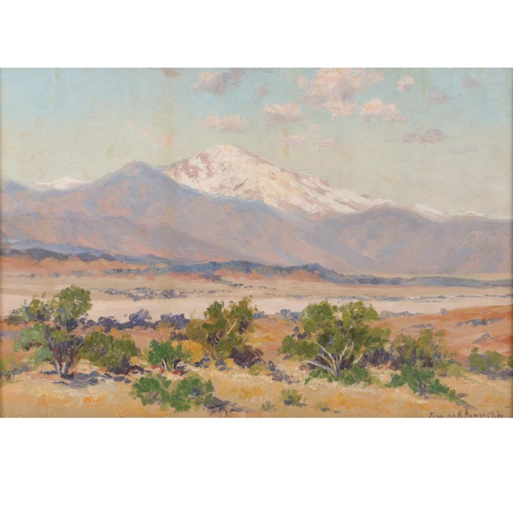 Appraisal: Frances Miller Mumaugh Nebraska New York - Desert Scene oil