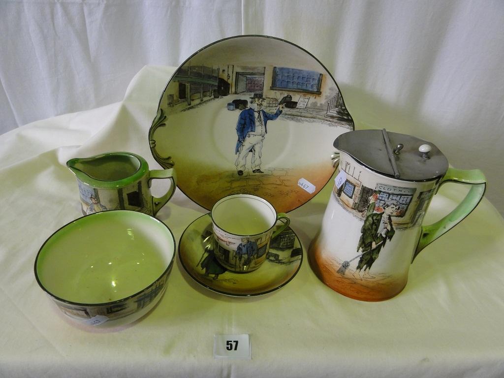 Appraisal: An extensive collection of Royal Doulton Dickens ware teawares including