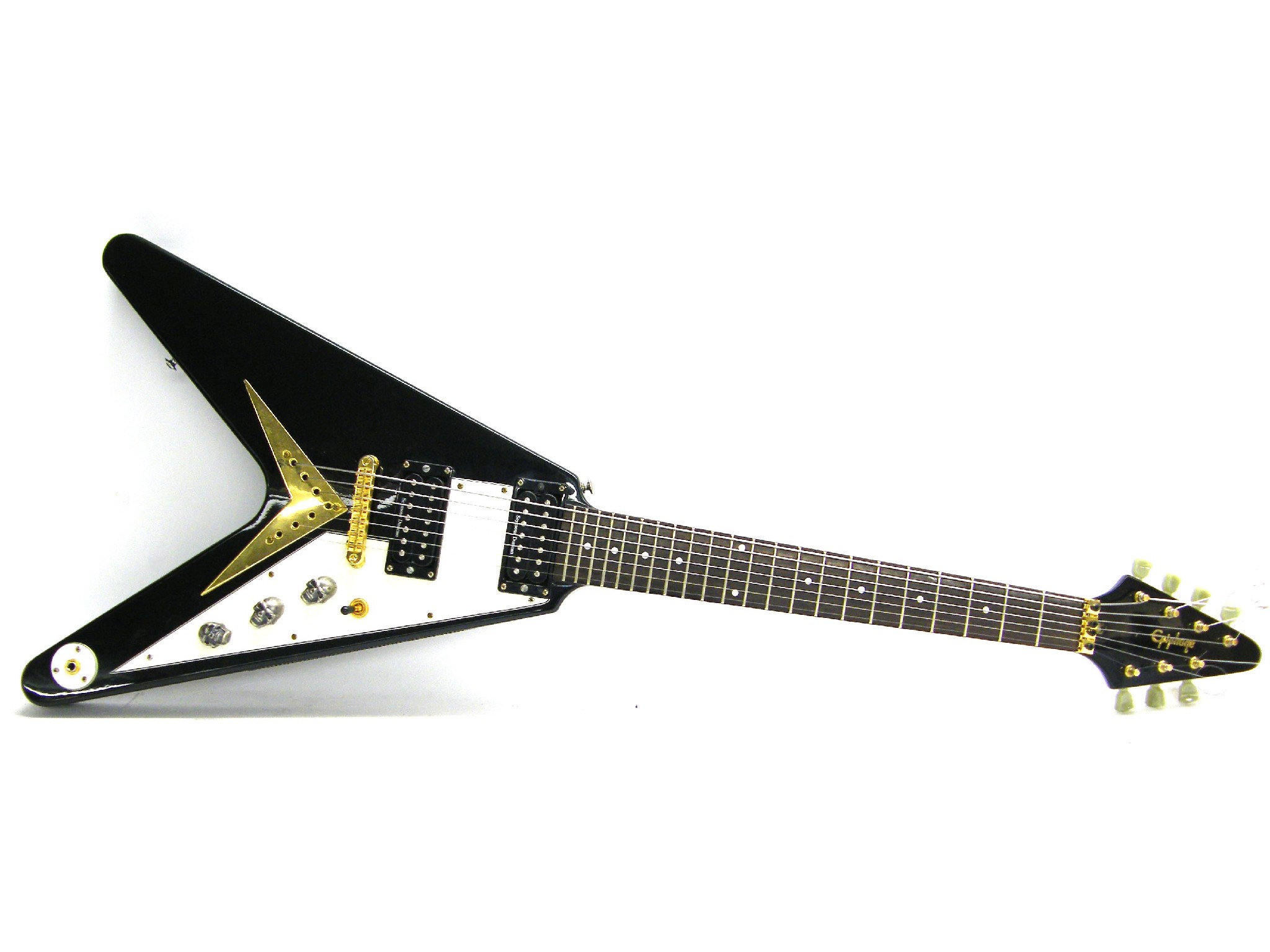 Appraisal: Epiphone Flying V seven string electric guitar made in Korea