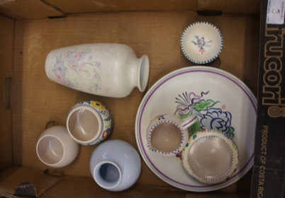 Appraisal: A collection of Pottery to include selection of Poole Pottery