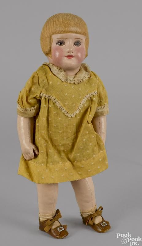 Appraisal: Martha Chase doll with molded bobbed hair in original outfit