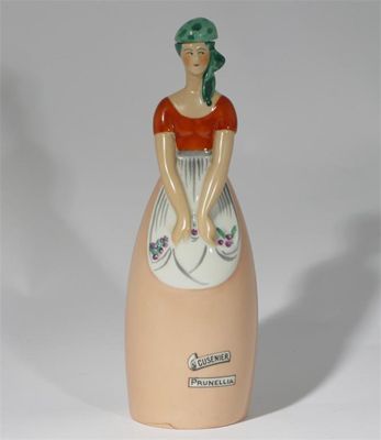 Appraisal: Cusenier Prunellia' a Robj porcelain decanter and stopper modelled as