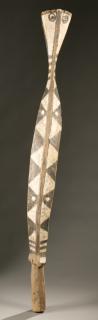 Appraisal: Baga serpent headdress th century Burkina Faso plank mask th