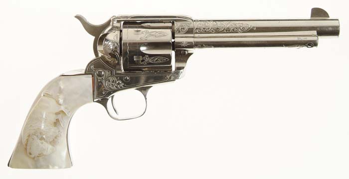 Appraisal: BEAUTIFUL FACTORY ENGRAVED COLT SINGLE ACTION ARMY REVOLVER Cal Colt