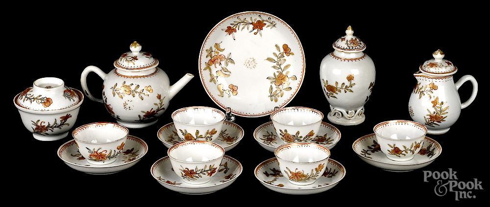 Appraisal: Miniature Chinese export porcelain tea service Exclusive on Bidsquare Miniature