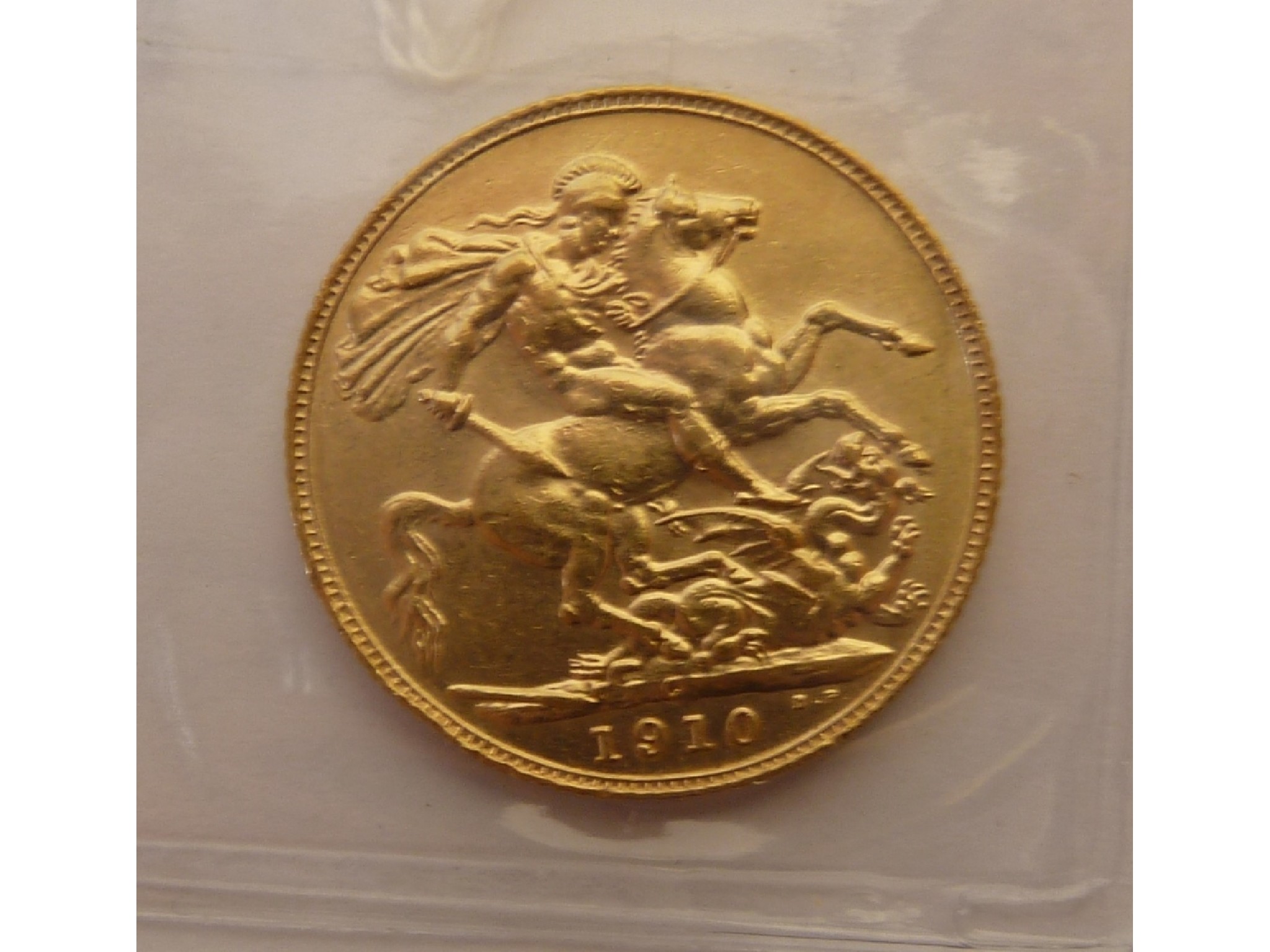 Appraisal: AN EDWARD VII GOLD SOVEREIGN Canada Mint extra fine