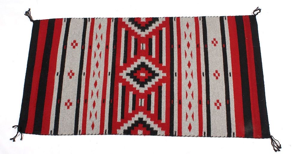 Appraisal: Navajo Native American Ganado Handmade Wool Rug Offered in this