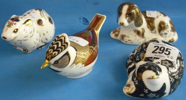 Appraisal: Royal Crown Derby Paperweights Members Exclusives Bank Vole Misty Crested