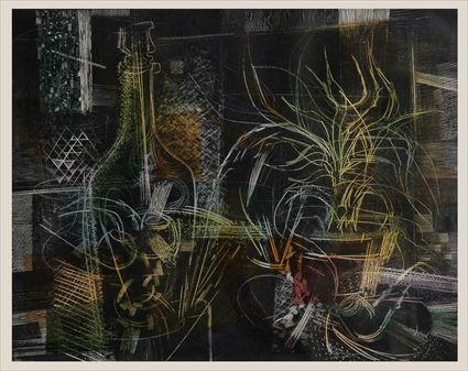 Appraisal: GABOR PETERDI - STILL LIFE I Color etching on paper