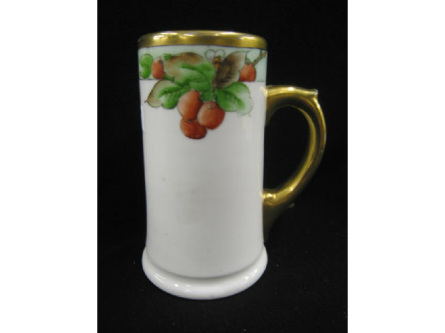 Appraisal: Handpainted Porcelain Mug or Stein Arts Crafts era