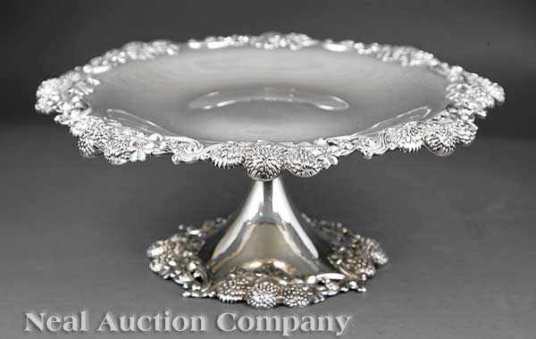 Appraisal: A Tiffany and Co Sterling Silver Dessert Stand in the