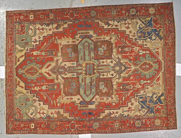 Appraisal: A Serapi carpet Northwest Persia circa size approximately ft in