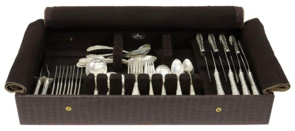 Appraisal: lot of American sterling silver flatware service S Kirk Son