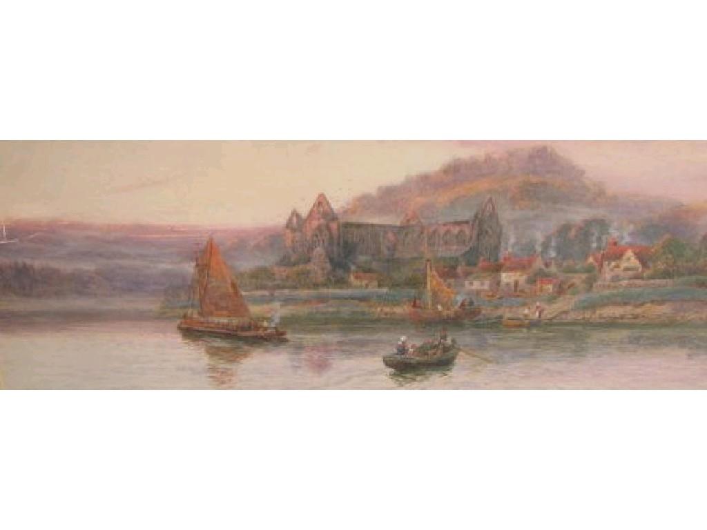 Appraisal: WALTER STUART LLOYD fl - Tintern Abbeysigned and dated 'Stuart