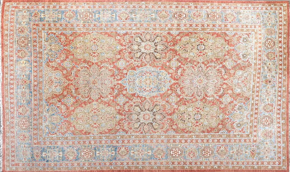 Appraisal: Peshawar Hand Knotted Wool Carpet Peshawar Hand Knotted Wool Carpet