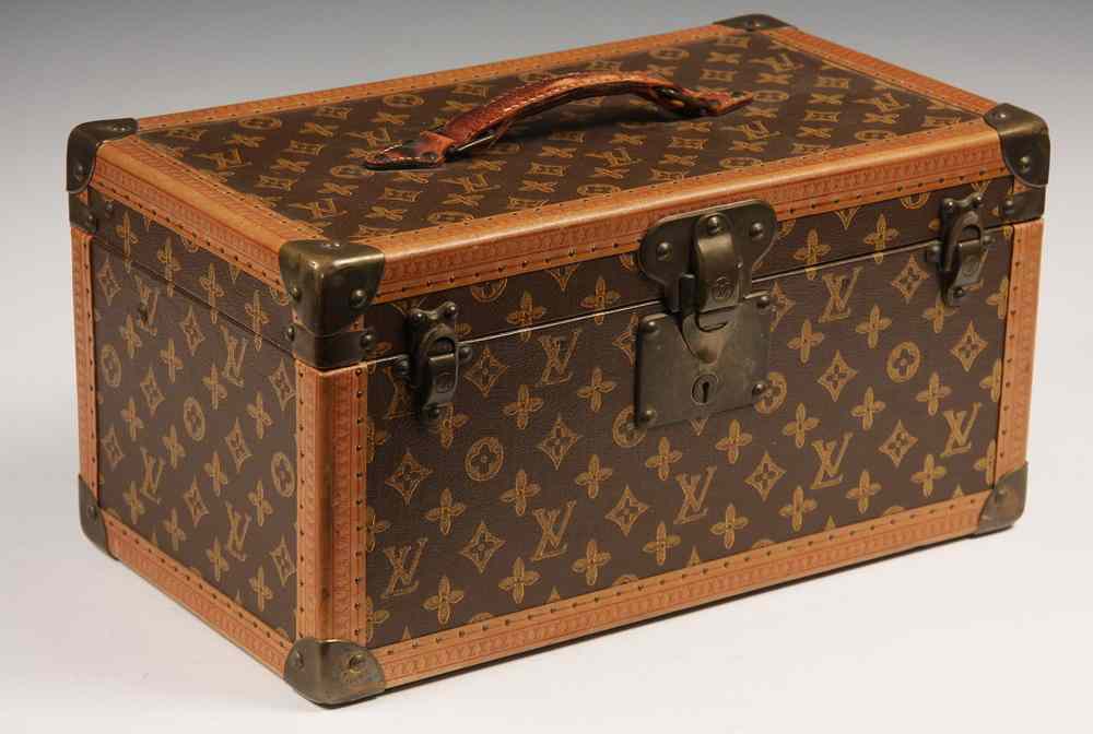 Appraisal: LOUIS VUITTON COSMETICS CASE - Vintage Louis Vuitton Cosmetics Case